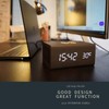 WOOD SHOW Bluetooth 5.0 Speaker Clock, Stylish, Wireless Speaker, Multi-functional