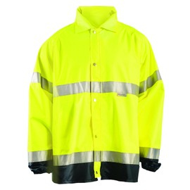 OccuNomix X-Large Hi-Viz Yellow and Navy Blue 31" 150D Oxford with PU Coating Jacket (LUX-TJR-YXL)