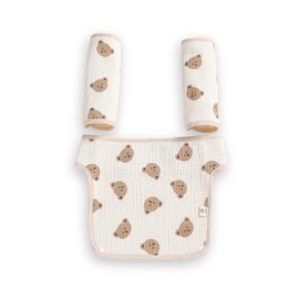MISTYLE 2017 Baby Carrier, Drool Cover, Baby Strap, Drool Cover, 100% Cotton (Bear)