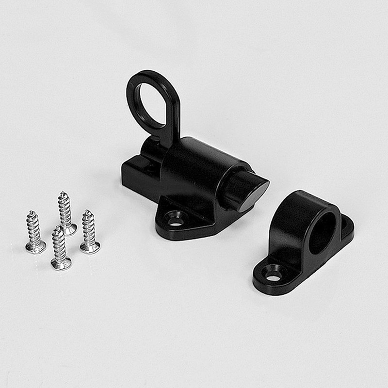 Pack of 2 Automatic Locking Door Latches, Aluminium Alloy Door