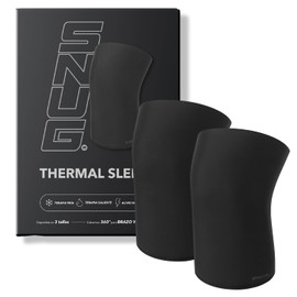 SNUG Manga de Gel Reutilizable - Terapia Fría y Caliente - Manga de Compresión 360° Multiusos - Brazo, Pierna y Rodilla - Ideal para Esguinces, Tendinitis y Lesiones Deportivas - Compresa frío/ caliente (Grande/ L, 2, unidad)