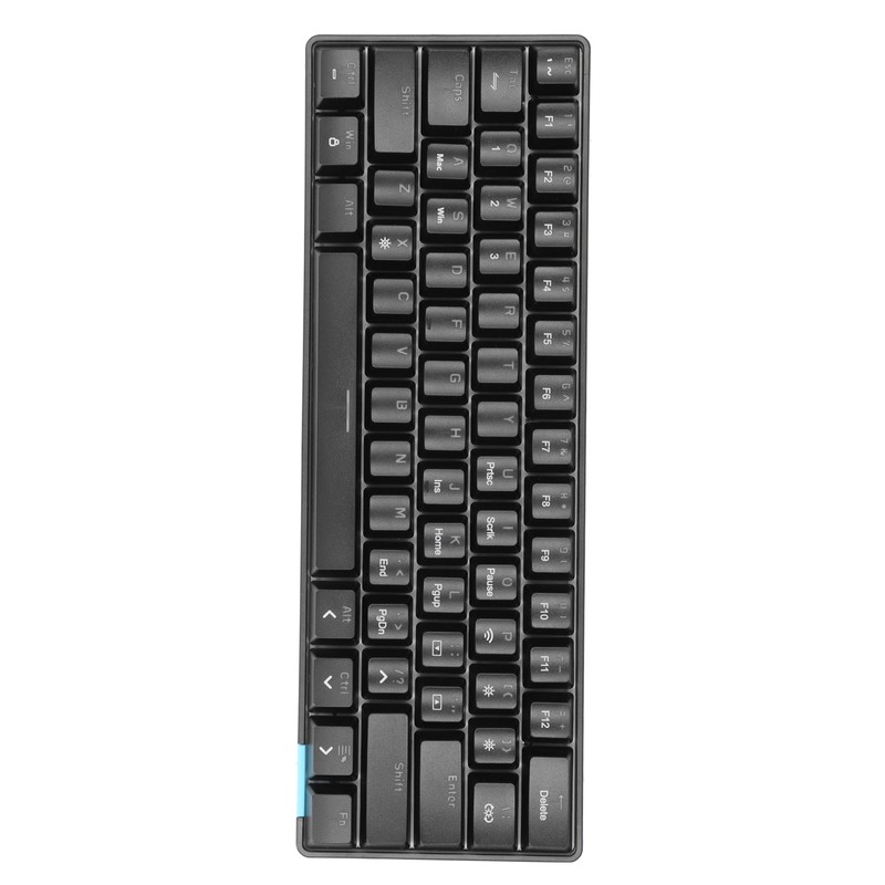 Wireless Keyboard 12 Lighting Effects PBT 61 Keys Stable Transmission