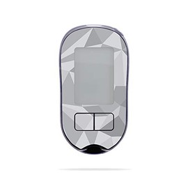 MightySkins Skin Compatible with Accu-Chek Aviva Plus - Gray Polygon | Protective, Durable, and Unique Vinyl Decal wrap Cover | Easy to Apply, Remove, and Change Styles | Made in The USA
