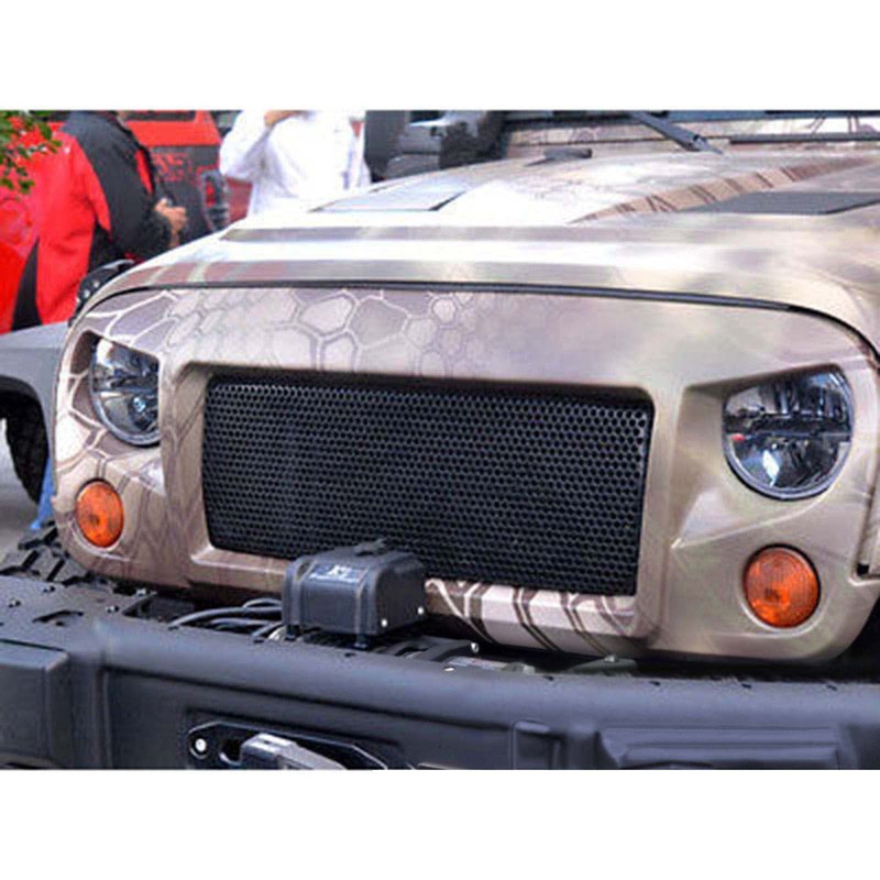 Octane Lighting 7 Inch Round Chrome Black Dual Low/Hi LED