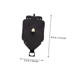 TEHAUX 1 Set Silent Clock Movement DIY Accessories for Home and Office Shaft Non Ticking Clock Mechanism for Easy Replacement and Repair