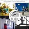 304 Stainless Steel 32mm Pulley with Lock Screw Climbing Carabiner