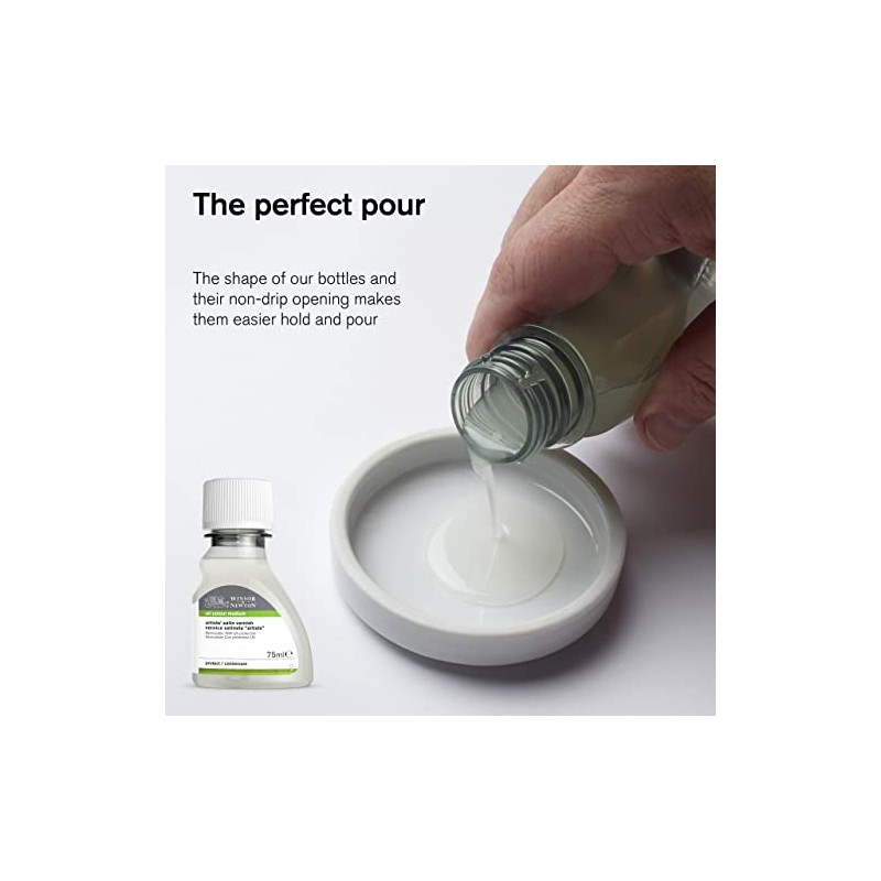 Winsor & Newton Professional Artists' Matt Varnish, 500ml (16.9-oz) Bottle