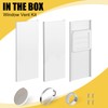 Powrocket Dryer Vent Window Kit for 4in Dryer Vent Hose,