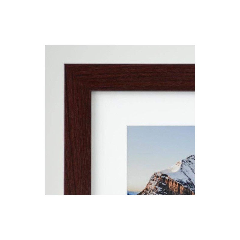Frame It Easy 24 x 39 Merlot Wood Frame (Derby)