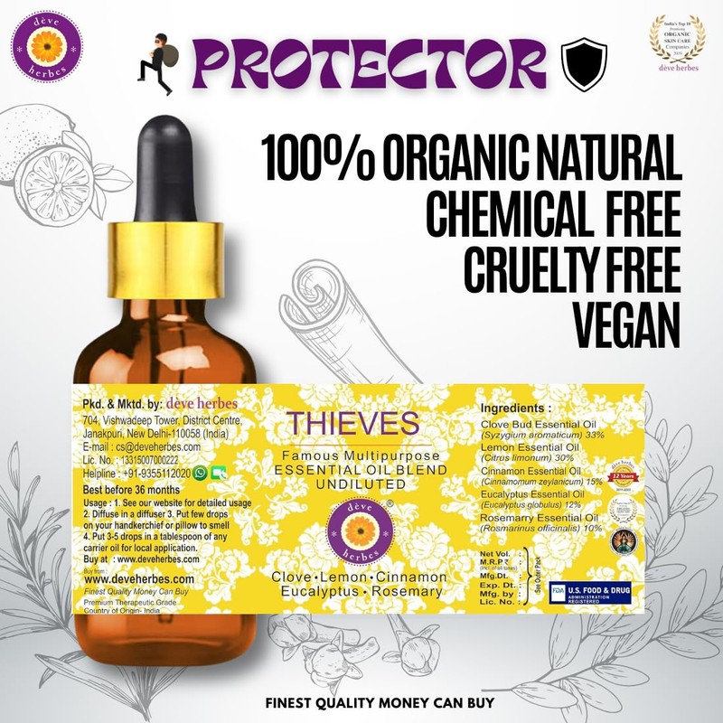 dve herbes Deve Herbes Thieves Multipurpose Essential Oil Blend 30ml