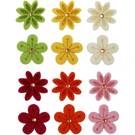 Filzblumen