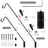 Juegoal Heavy Duty Deck Hook, 25 Inch to 36 Inch