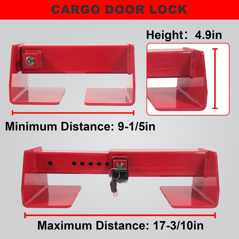 Equipment Lock Heavy Duty Cargo Door, Shipping Container for Semi