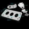 Shiwaki Motorcycle Side Mount Bracket Universal Taillight License Plate Holder