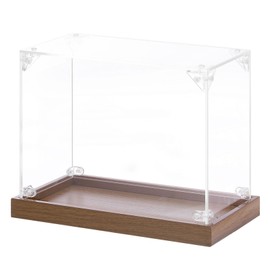 MECCANIXITY Acrylic Display Case, 8"x4"x6" Clear Display Box Assemble Dustproof Storage Organizer Showcase for Collectibles Action Figures