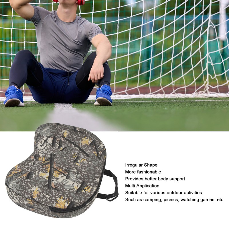 Outdoor Cushion Camouflage Waterproof Prevent Slip Thick Irregular Shape Portable