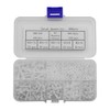 Sarini 350-Piece White Nylon Bolts, Nuts, Washers, M3 Combination Cross