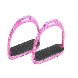 Fillis Stirrup Pink Laminate Coated Irons Set, Stainless Steel, Grip Pads