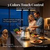 Battery operated lamp,Camping Rechargeable Lantern for Power Outages Essentials,Cordless Outdoor