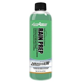 Nanoskin RAIN PREP Glass Cleaner 16 Oz. – The Surface Preparation for Glass Sealant | Emits Negative Charge on Glass to Interact with RAIN Glass Sealant for Reactive Bonding | Concentrated Formula