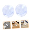 OSALADI 16pcs Transparent Slip Glass Table Bumper Pads Cushion Feet