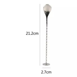 Launers Cuchara Coctelera, Agitador, Bailarina Acero Inoxidable 2pza