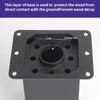 Nrspp 4x4 Post Base, 4 Sets Post Anchor, (Inner Size