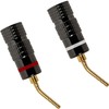tunghey 4Pack Pin Banana Plugs,20-12AWG Pin Banana Plugs for Speaker