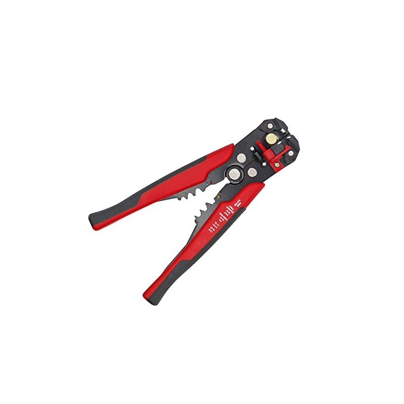 Pinzas Pelacables Automático Engarzadora Cortador de Cables Ajustable 8 Pulgadas