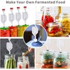 4PACK Twin Bubble Airlock Set, Fermentation Airlock,Brewing Airlocks Brew Kits