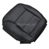 Soillar Driver Side Bottom Replacement Leather Seat Cover Black For