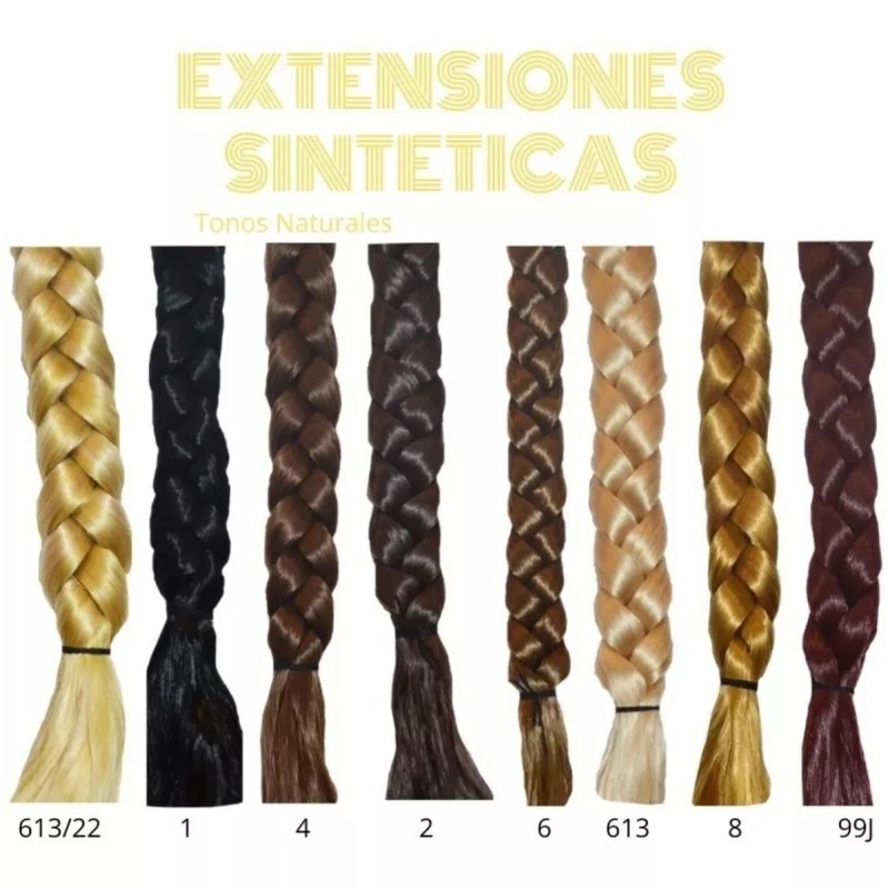 Ari 3 Extensiones De Cabello Sintetico Para Trenzas 58cm
