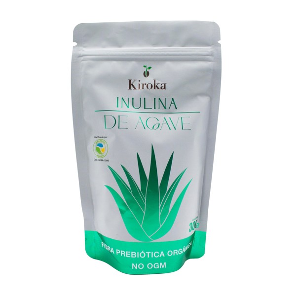 Kiroka Inulina de Agave Organica 300 g | Fibra Prebiotica