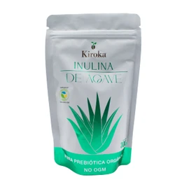 Kiroka Inulina de Agave Organica 300 g | Fibra Prebiotica en polvo | Sin Gluten | Libre de OGM | Certificada
