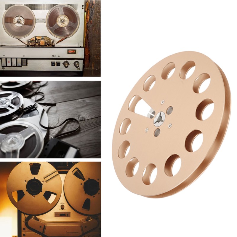 1/4 7 Inch Empty Tape Reel 11 Holes Universal Aluminum