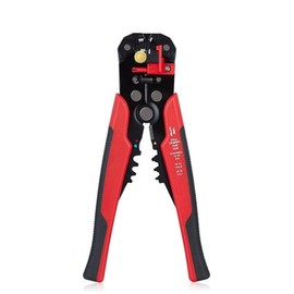 3 in 1 Automatic Wire Stripper Crimper, Self-Adjusting Wire Cutter & Cable Stripper, Crimping Tool Plier Cutter for Home and Car Electrics Wiring 10-24 AWG (0.2-6.0mm²), Red
