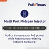 PoE Texas - PoE Injector - 12 Port Gigabit Passive