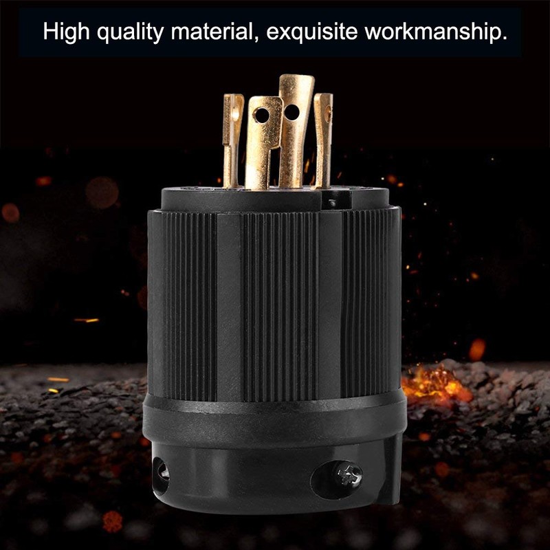 NEMA Plug and Socket (4 Pin US Plug NEMA L14-20P