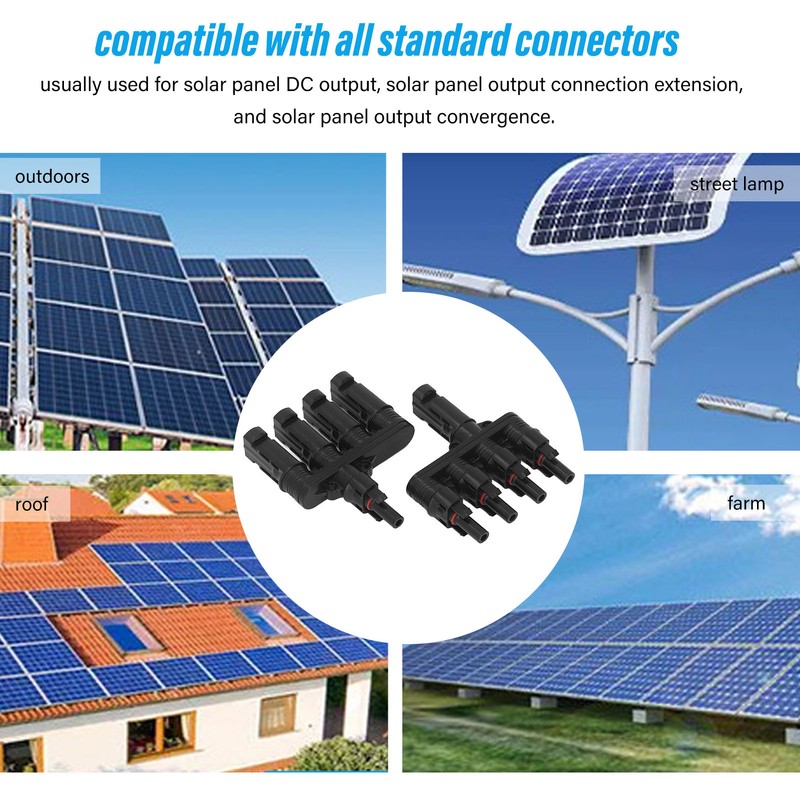 1 Pair T H Branch 4 to 1 Solar Connectors