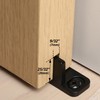 HASWARE Sliding Barn Door Bottom Floor Guide, Floor Mounted Bottom