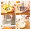 5 Pcs Mini Kitchen Utensils Set Cute Stainless Steel Egg