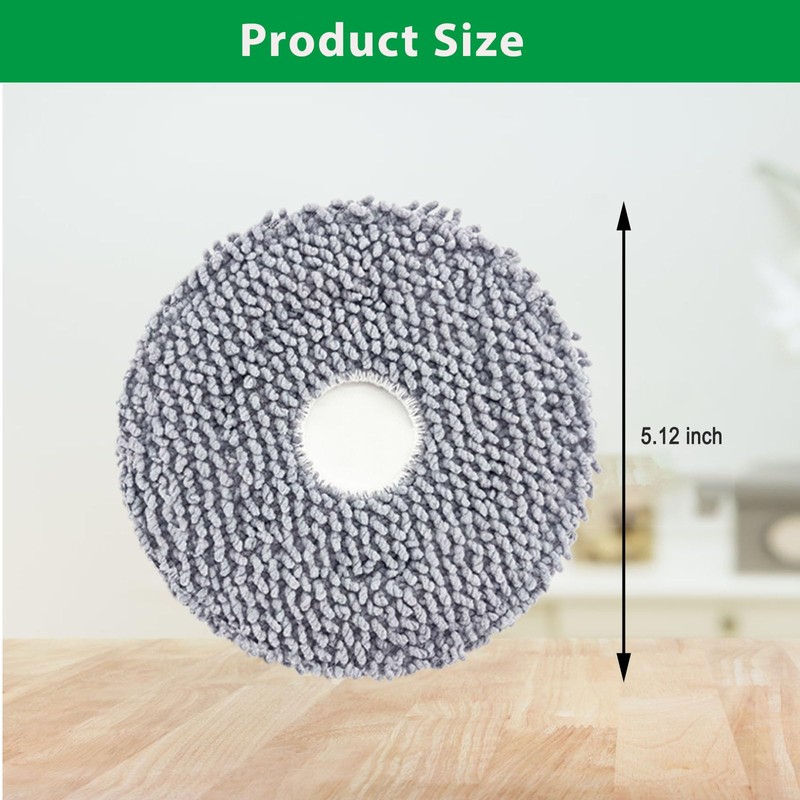 10 Pack Mop Pads for Roborock Qrevo S5V, QV 35A