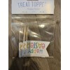 Sweetshop Sweet shop “Happy Easter” Flag Treat Toppers- 8pc- NEW