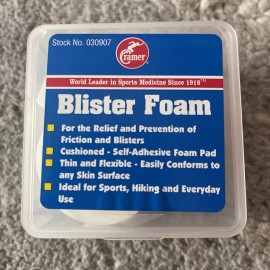 Cramer Blister Foam for Blisters and Hot Spots, Reducing Friction, 25 Pack NEW