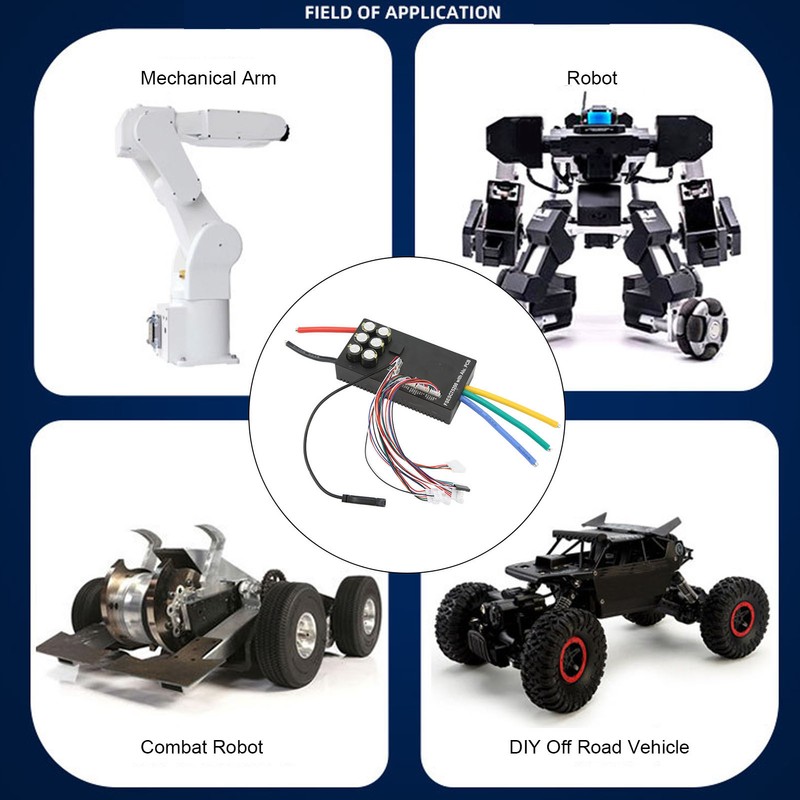 Brushless Motor Controller Aluminum Alloy ESC Electric Robot Scooter Speed
