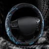 Car Leather Steering Wheel Cover - Panapi Material, Universal 14.5-15