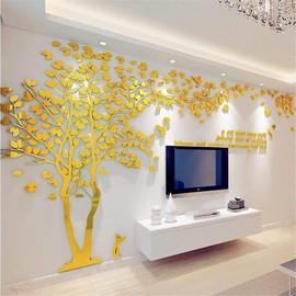 3D Tree Wall Sticker, DIY Wall Tattoo, Wall Art Sticker, Wall Decoration for Home, Christmas, Bedroom, Hall, Stairs, Baby’s Room, Nursery