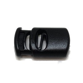 NIFCO Cord Stopper (Black) (String Closure) Outdoor/Bag Parts/Bag Material/Handmade/Neck Strap Parts (CL10 5 Pieces)