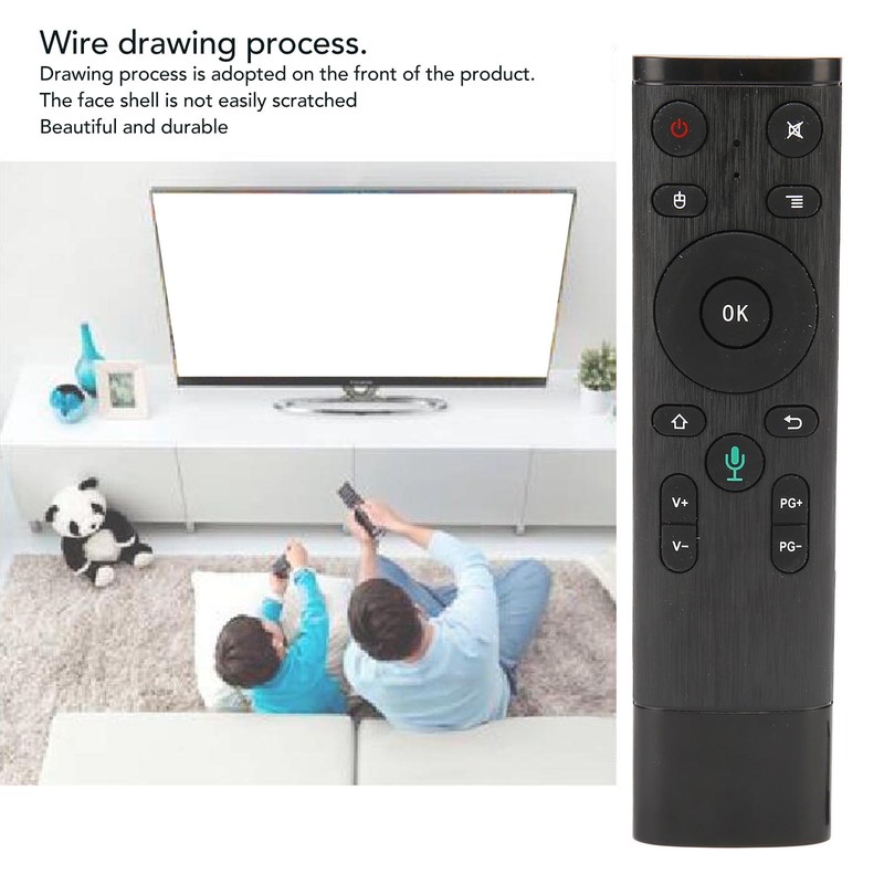 Air Remote Control 2.4G RF Wireless Voice Input 6 Axle