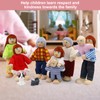 SumDirect Sets of 8 People Wooden Family Doll Toys, Lovely
